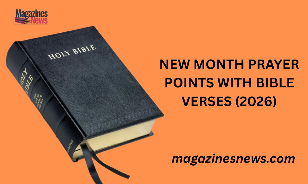 New Month Prayer Points With Bible Verses (2026)